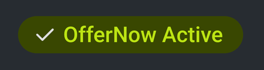 OfferNow Active Badge